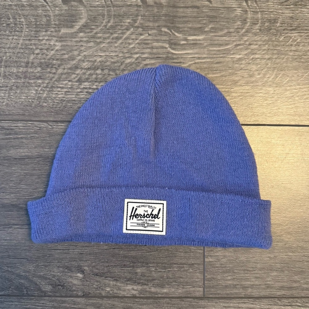 Herschel Baby Blue Beanie 6-18m